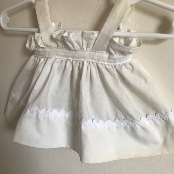 Rare Vintage 1960’s Pinafore Apron Dress - Picture 3 of 6